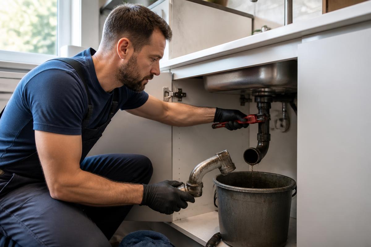 Verstopte gootsteen laten ontstoppen
